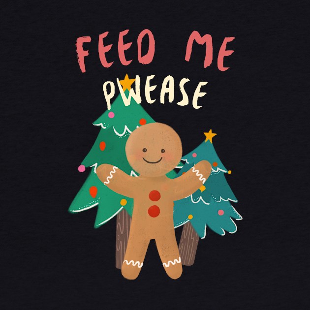 Feed Me Pwease Gingerbread man by Evlar